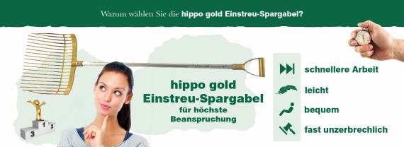 hippo gold Einstreu-Spargabel